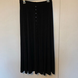 Women's Unbranded Black Maxi Skirt L